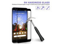 100% Fullscreen Curved Screen Protector Handy Display Schutz Glas für komplette Abdeckung des Google Pixel 3a XL Display in schwarz von Screenguard