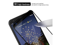 100% Fullscreen Curved Screen Protector Handy Display Schutz Glas für komplette Abdeckung des Google Pixel 3a XL Display in schwarz von Screenguard