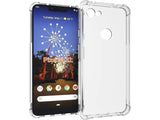 Hoch transparenter TPU Gummi Schutz Handy Hülle Clear Case klar mit verstärkten Schutzecken Bumper für das Google Pixel 3a XL Display und Gehäuse in transparent von Screenguard