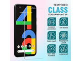 Case Friendly Screen Protector Handy Display Schutz Panzerglas Folie aus echtem 9H 2.5D Glas für Abdeckung des Google Pixel 4a 5G Displays in transparent von Screenguard