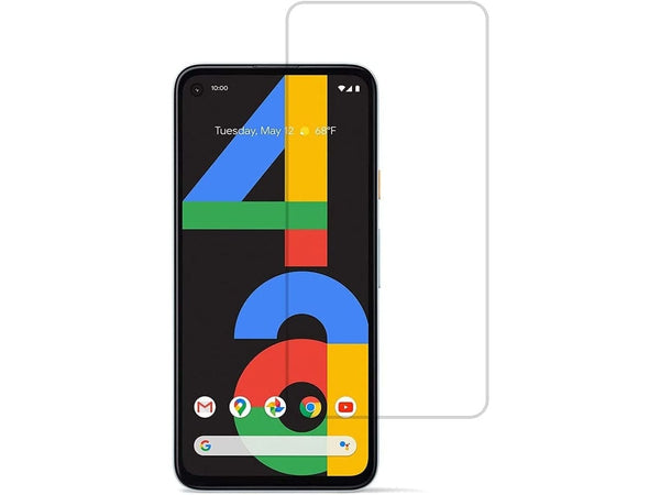 Case Friendly Screen Protector Handy Display Schutz Panzerglas Folie aus echtem 9H 2.5D Glas für Abdeckung des Google Pixel 4a Displays in transparent von Screenguard