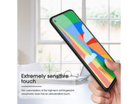 Case Friendly Screen Protector Handy Display Schutz Panzerglas Folie aus echtem 9H 2.5D Glas für Abdeckung des Google Pixel 5 Displays in transparent von Screenguard