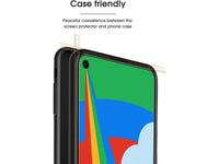 Case Friendly Screen Protector Handy Display Schutz Panzerglas Folie aus echtem 9H 2.5D Glas für Abdeckung des Google Pixel 5 Displays in transparent von Screenguard