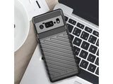 Moderne Design Hülle Cover für das Google Pixel 6 Pro mit Stripes zum Schutz von Kratzern, Dellen, Display aus TPU Gummi in schwarz von Screenguard