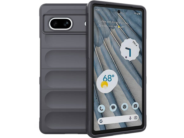 Screenguard CloudCase Handyhülle für Google Pixel 7a gegen Sturzschäden, Dellen, Kratzern. Mit Kameraschutz, erhöhtem Rahmen und Airbag Cushions für vollumfänglichen Schutz.