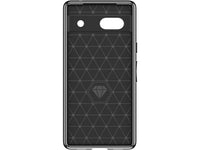 Moderne Design Hülle Cover für das Google Pixel 7a mit Stripes zum Schutz von Kratzern, Dellen, Display aus TPU Gummi in schwarz von Screenguard