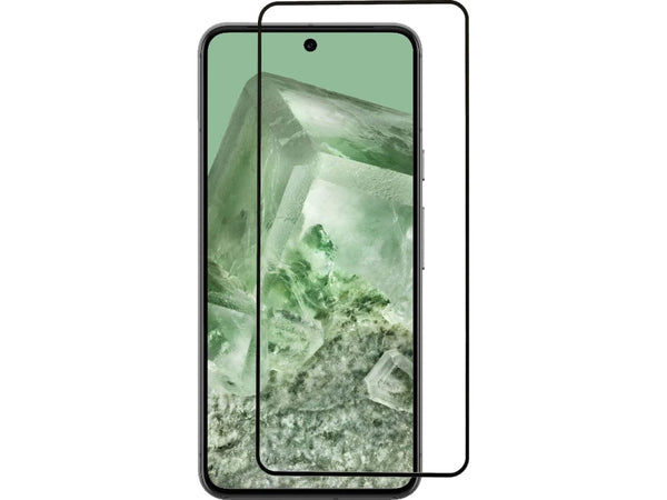 100% Fullscreen Curved Screen Protector Handy Display Schutz Glas für komplette Abdeckung des Google Pixel 8 Display in schwarz von Screenguard