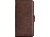 Veganes Flip Case Leder Etui Hülle mit Karten Fächer und Sichtfenster für Google Pixel 8a in mokka von Screenguard
