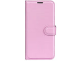 Lederhülle Karten Wallet Ledertasche Etui für Google Pixel 8a in rosa von Screenguard