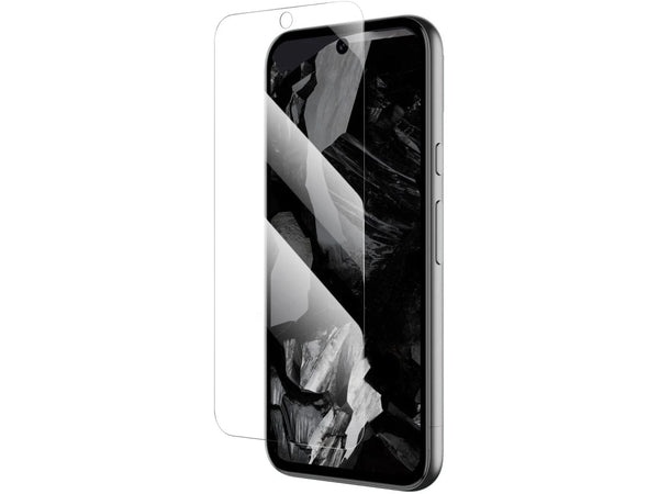 Case Friendly Screen Protector Handy Display Schutz Panzerglas Folie aus echtem 9H 2.5D Glas für Abdeckung des Google Pixel 8a Displays in transparent von Screenguard