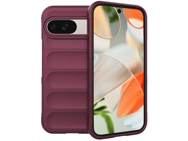 Screenguard CloudCase Handyhülle für Google Pixel 9 gegen Sturzschäden, Dellen, Kratzern. Mit Kameraschutz, erhöhtem Rahmen und Airbag Cushions für vollumfänglichen Schutz.