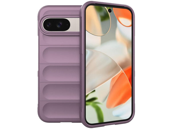 Screenguard CloudCase Handyhülle für Google Pixel 9 gegen Sturzschäden, Dellen, Kratzern. Mit Kameraschutz, erhöhtem Rahmen und Airbag Cushions für vollumfänglichen Schutz.