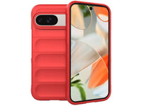 Screenguard CloudCase Handyhülle für Google Pixel 9 gegen Sturzschäden, Dellen, Kratzern. Mit Kameraschutz, erhöhtem Rahmen und Airbag Cushions für vollumfänglichen Schutz.