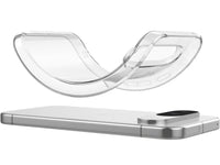 Gummi Hülle für Google Pixel 9 aus flexiblem Soft TPU, kristallklar und transparent von Screenguard