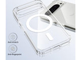 Das Magnetic MagSafe Clear Case von Screenguard schützt Ihr Google Pixel 9 effektiv vor Schäden bei Sturz oder Stoss. Erhöhter Rahmen rund um das Display und Kamera gegen Kratzer und Dellen. Transparenter Schutz mit Magnetring. Zum Wireless Aufladen mit MagSafe kompatiblen Zubehör.