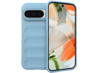 Screenguard CloudCase Handyhülle für Google Pixel 9 Pro gegen Sturzschäden, Dellen, Kratzern. Mit Kameraschutz, erhöhtem Rahmen und Airbag Cushions für vollumfänglichen Schutz.