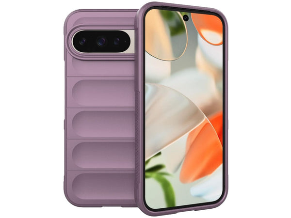 Screenguard CloudCase Handyhülle für Google Pixel 9 Pro gegen Sturzschäden, Dellen, Kratzern. Mit Kameraschutz, erhöhtem Rahmen und Airbag Cushions für vollumfänglichen Schutz.