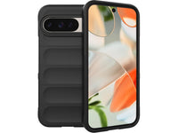 Screenguard CloudCase Handyhülle für Google Pixel 9 Pro gegen Sturzschäden, Dellen, Kratzern. Mit Kameraschutz, erhöhtem Rahmen und Airbag Cushions für vollumfänglichen Schutz.