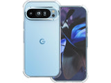 Hoch transparenter TPU Gummi Schutz Handy Hülle Clear Case klar mit verstärkten Schutzecken Bumper für das Google Pixel 9 Pro Display und Gehäuse in transparent von Screenguard