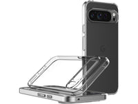 Gummi Hülle für Google Pixel 9 Pro aus flexiblem Soft TPU, kristallklar und transparent von Screenguard