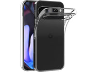 Gummi Hülle für Google Pixel 9 Pro aus flexiblem Soft TPU, kristallklar und transparent von Screenguard