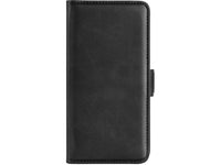Veganes Flip Case Leder Etui Hülle mit Karten Fächer und Sichtfenster für Google Pixel 9 Pro in schwarz von Screenguard