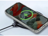 Das Magnetic MagSafe Clear Case von Screenguard schützt Ihr Google Pixel 9 Pro effektiv vor Schäden bei Sturz oder Stoss. Erhöhter Rahmen rund um das Display und Kamera gegen Kratzer und Dellen. Transparenter Schutz mit Magnetring. Zum Wireless Aufladen mit MagSafe kompatiblen Zubehör.