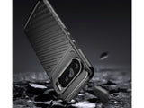 Moderne Design Hülle Cover für das Google Pixel 9 Pro mit Stripes zum Schutz von Kratzern, Dellen, Display aus TPU Gummi in schwarz von Screenguard