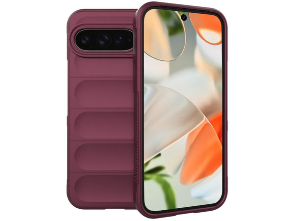 Screenguard CloudCase Handyhülle für Google Pixel 9 Pro XL gegen Sturzschäden, Dellen, Kratzern. Mit Kameraschutz, erhöhtem Rahmen und Airbag Cushions für vollumfänglichen Schutz.