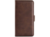 Veganes Flip Case Leder Etui Hülle mit Karten Fächer und Sichtfenster für Google Pixel 9 Pro XL in mokka von Screenguard