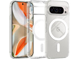 Das Magnetic MagSafe Clear Case von Screenguard schützt Ihr Google Pixel 9 Pro XL effektiv vor Schäden bei Sturz oder Stoss. Erhöhter Rahmen rund um das Display und Kamera gegen Kratzer und Dellen. Transparenter Schutz mit Magnetring. Zum Wireless Aufladen mit MagSafe kompatiblen Zubehör.