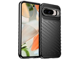 Moderne Design Hülle Cover für das Google Pixel 9 mit Stripes zum Schutz von Kratzern, Dellen, Display aus TPU Gummi in schwarz von Screenguard