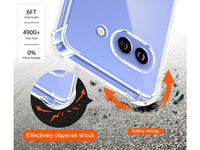 Hoch transparenter TPU Gummi Schutz Handy Hülle Clear Case klar mit verstärkten Schutzecken Bumper für das Google Pixel 9a Display und Gehäuse in transparent von Screenguard