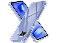 Hoch transparenter TPU Gummi Schutz Handy Hülle Clear Case klar mit verstärkten Schutzecken Bumper für das Google Pixel 9a Display und Gehäuse in transparent von Screenguard
