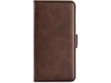 Veganes Flip Case Leder Etui Hülle mit Karten Fächer und Sichtfenster für Google Pixel 9a in mokka von Screenguard