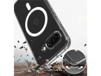 Das Magnetic MagSafe Clear Case von Screenguard schützt Ihr Google Pixel 9a effektiv vor Schäden bei Sturz oder Stoss. Erhöhter Rahmen rund um das Display und Kamera gegen Kratzer und Dellen. Transparenter Schutz mit Magnetring. Zum Wireless Aufladen mit MagSafe kompatiblen Zubehör.