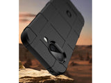 Widerstandsfähige, stabile Outdoor Sport Hülle für das Google Pixel 9a für Handwerker, Baustelle, Business, äusserst stabil mit erhöhten Rändern und Kanten in schwarz von Screenguard