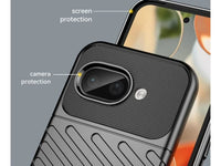 Moderne Design Hülle Cover für das Google Pixel 9a mit Stripes zum Schutz von Kratzern, Dellen, Display aus TPU Gummi in schwarz von Screenguard
