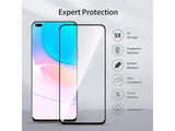 100% Fullscreen Curved Screen Protector Handy Display Schutz Glas für komplette Abdeckung des Honor 50 Lite Display in schwarz von Screenguard