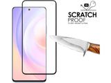 100% Fullscreen Curved Screen Protector Handy Display Schutz Glas für komplette Abdeckung des Honor 50 SE Display in schwarz von Screenguard