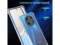 Hoch transparenter TPU Gummi Schutz Handy Hülle Clear Case klar mit verstärkten Schutzecken Bumper für das Honor Magic4 Lite 5G Display und Gehäuse in transparent von Screenguard