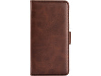 Veganes Flip Case Leder Etui Hülle mit Karten Fächer und Sichtfenster für Honor Magic4 Lite 5G in mokka von Screenguard