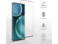 100% Fullscreen Curved Screen Protector Handy Display Schutz Glas für komplette Abdeckung des Honor Magic4 Pro Display in schwarz von Screenguard