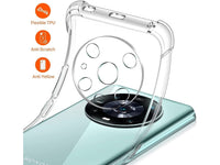 Hoch transparenter TPU Gummi Schutz Handy Hülle Clear Case klar mit verstärkten Schutzecken Bumper für das Honor Magic4 Pro Display und Gehäuse in transparent von Screenguard