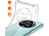 Hoch transparenter TPU Gummi Schutz Handy Hülle Clear Case klar mit verstärkten Schutzecken Bumper für das Honor Magic4 Pro Display und Gehäuse in transparent von Screenguard