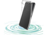 Hoch transparenter TPU Gummi Schutz Handy Hülle Clear Case klar mit verstärkten Schutzecken Bumper für das Honor View 10 Display und Gehäuse in transparent von Screenguard