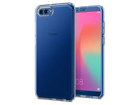 Gummi Hülle für Honor View 10 aus flexiblem Soft TPU, kristallklar und transparent von Screenguard