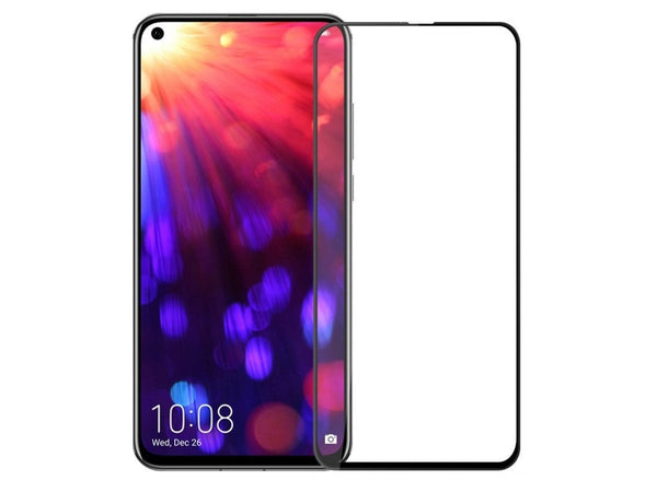 100% Fullscreen Curved Screen Protector Handy Display Schutz Glas für komplette Abdeckung des Honor View 20 Display in schwarz von Screenguard