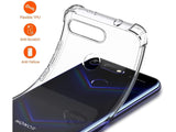 Hoch transparenter TPU Gummi Schutz Handy Hülle Clear Case klar mit verstärkten Schutzecken Bumper für das Honor View 20 Display und Gehäuse in transparent von Screenguard