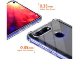 Hoch transparenter TPU Gummi Schutz Handy Hülle Clear Case klar mit verstärkten Schutzecken Bumper für das Honor View 20 Display und Gehäuse in transparent von Screenguard